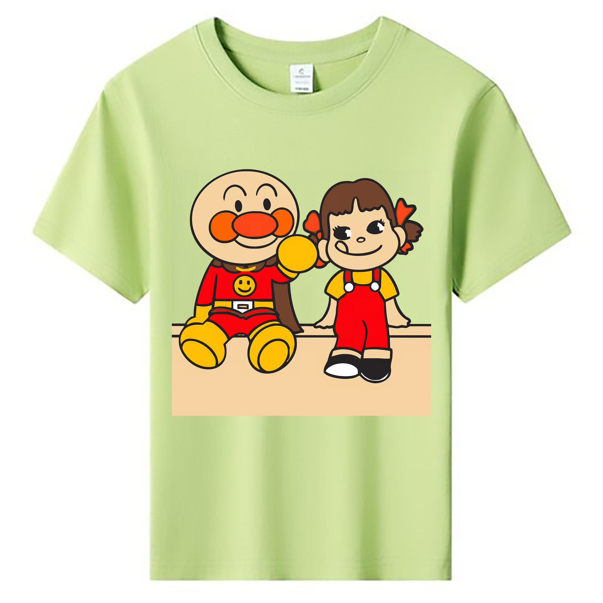 （画像用） アンパンマン Anpanman 綿100％キッズTシャツ（フロントプリント）
